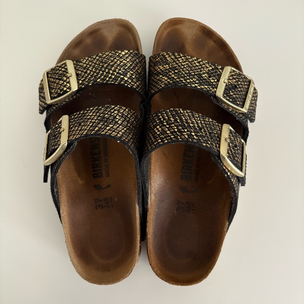 Birkenstock Arizonas in Shiny Python - Picture 4 of 6